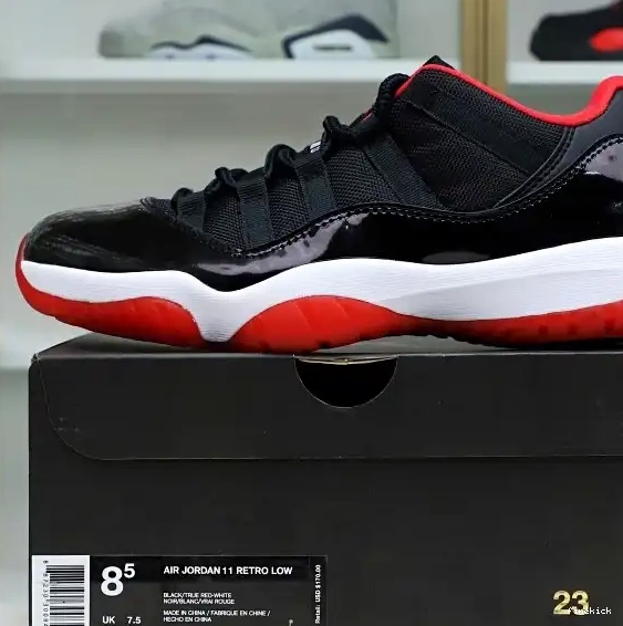 JORDAN LOW AIR RETRO BRED 11 0430